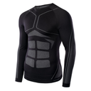 Фуфайка HI-TEC BURAZ TOP-BLACK/GREY Чорний, сірий