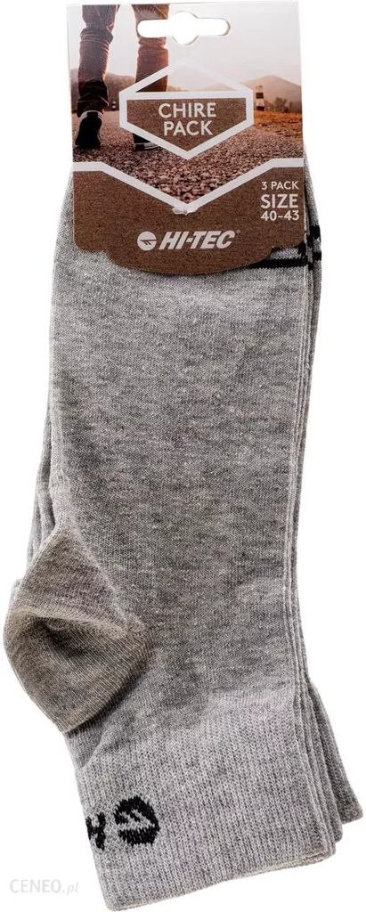 Шкарпетки HI-TEC CHIRE PACK-GREY MELANGE Сірий