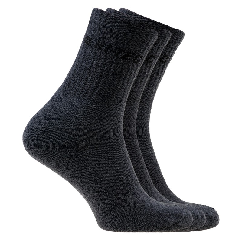 Шкарпетки HI-TEC CHIRO PACK-DK GREY MELANGE/BLK Сірий, чорний