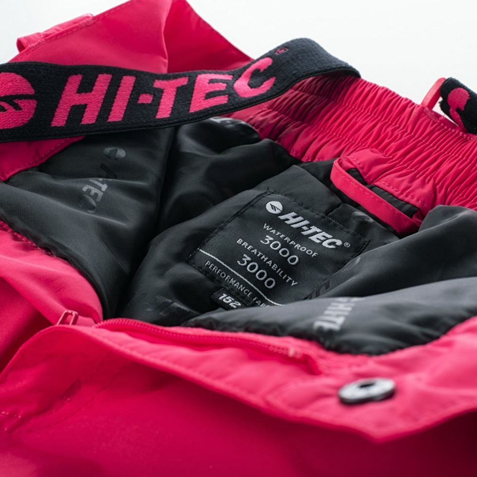 Штани гірськолижні HI-TEC DARIN JR-ROSE RED Рожевий