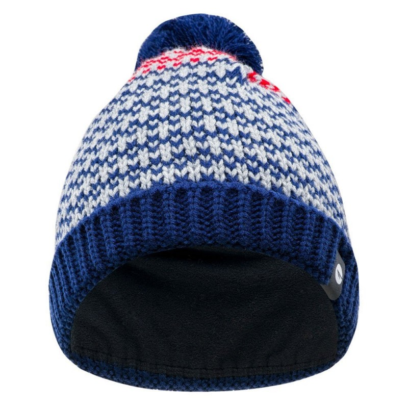 Шапка HI-TEC ELDAR-GREY/NAVY/RED Зелений, синій, червоний