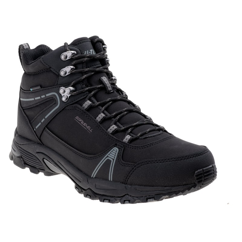 Черевики трекінгові HI-TEC HAPITER MID WP-BLACK/MID GREY Чорний, сірий