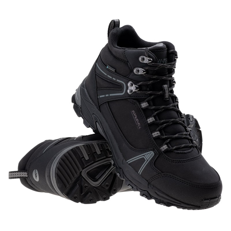 Черевики трекінгові HI-TEC HAPITER MID WP-BLACK/MID GREY Чорний, сірий