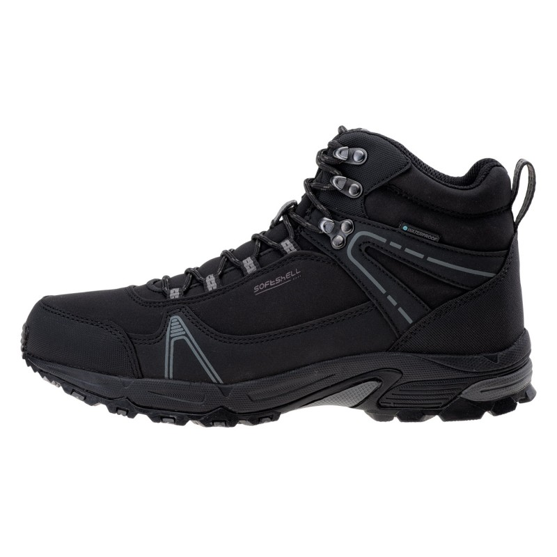 Черевики трекінгові HI-TEC HAPITER MID WP-BLACK/MID GREY Чорний, сірий