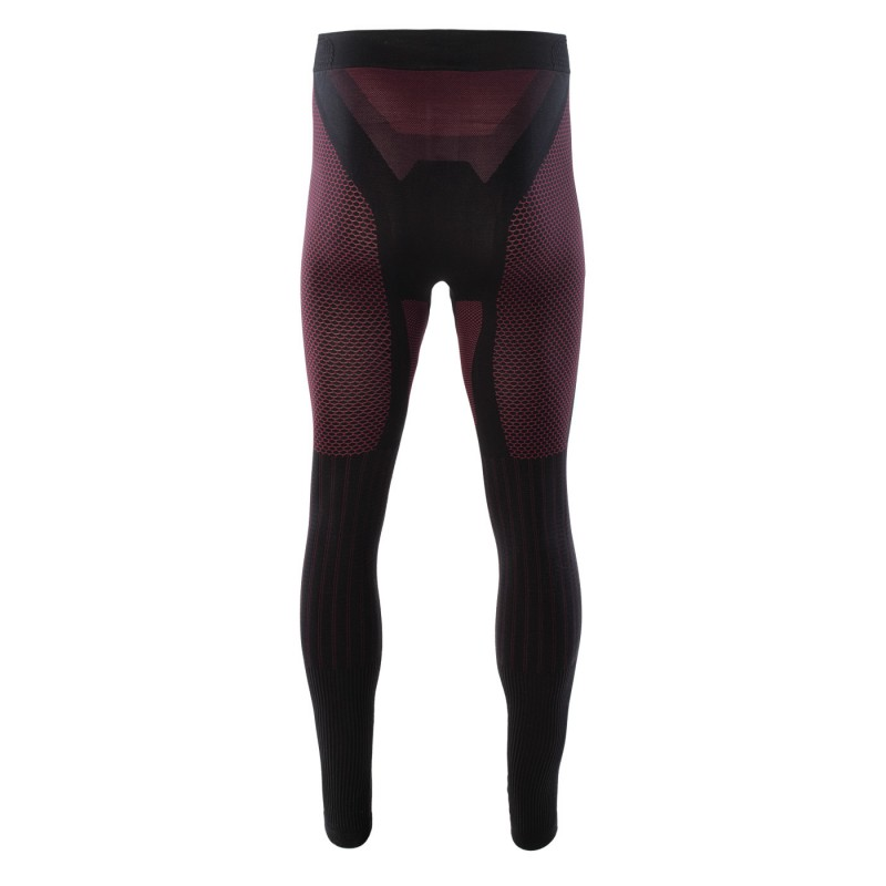 Кальсони HI-TEC HIGLO BOTTOM-BLACK/DARK RED Чорний, бордовий