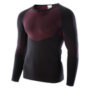 Фуфайка HI-TEC HIGLO TOP-BLACK/DARK RED Чорний, бордовий