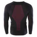 Фуфайка HI-TEC HIGLO TOP-BLACK/DARK RED Чорний, бордовий