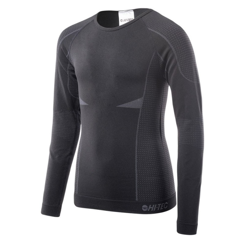 Фуфайка HI-TEC HIKRO TOP JR-BLACK/GREY Чорний, сірий