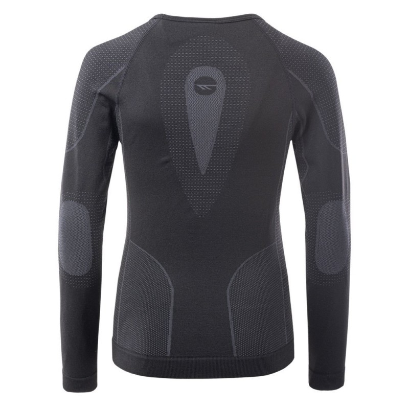 Фуфайка HI-TEC HIKRO TOP JR-BLACK/GREY Чорний, сірий