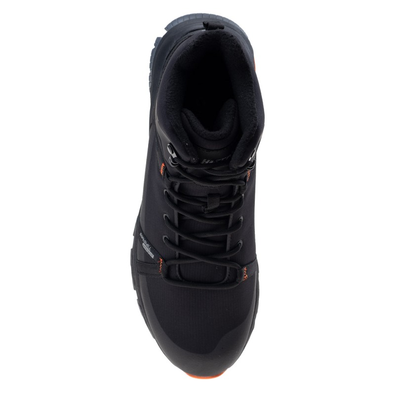 Черевики HI-TEC HIMBA MID WP-BLACK/ORANGE Чорний, помаранчевий
