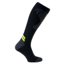 Шкарпетки гірськолижні HI-TEC INSPY-BLK/GR MELANGE/LIM PUNCH Чорний, сірий, жовтий
