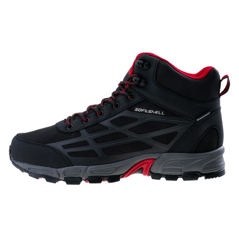 Черевики трекінгові HI-TEC MITOKO MID WP-BLACK/TANGO RED Чорний, червоний