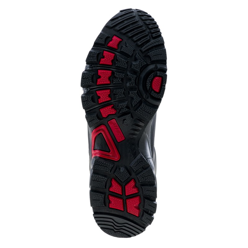 Черевики трекінгові HI-TEC MITOKO MID WP-BLACK/TANGO RED Чорний, червоний