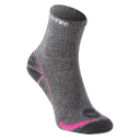 Шкарпетки HI-TEC RASENO-GREY/LIGHT GRE/PIN/FUCHS  сірий, світло-сірий, рожевий, фуксія