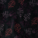 Баф HI-TEC RINE-BLACK/NEON LEAVES Чорний, фіолетовий