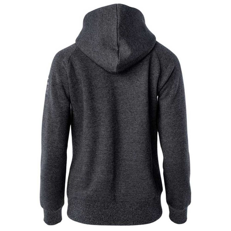 Толстовка ELBRUS CHIANO WOS-DK GREY MELNG/BLK Сірий, чорний