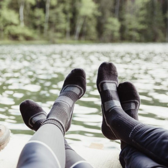 Шкарпетки зима Thermowave Discover Merino Hiking socks 12KOJA101-991 Чорний