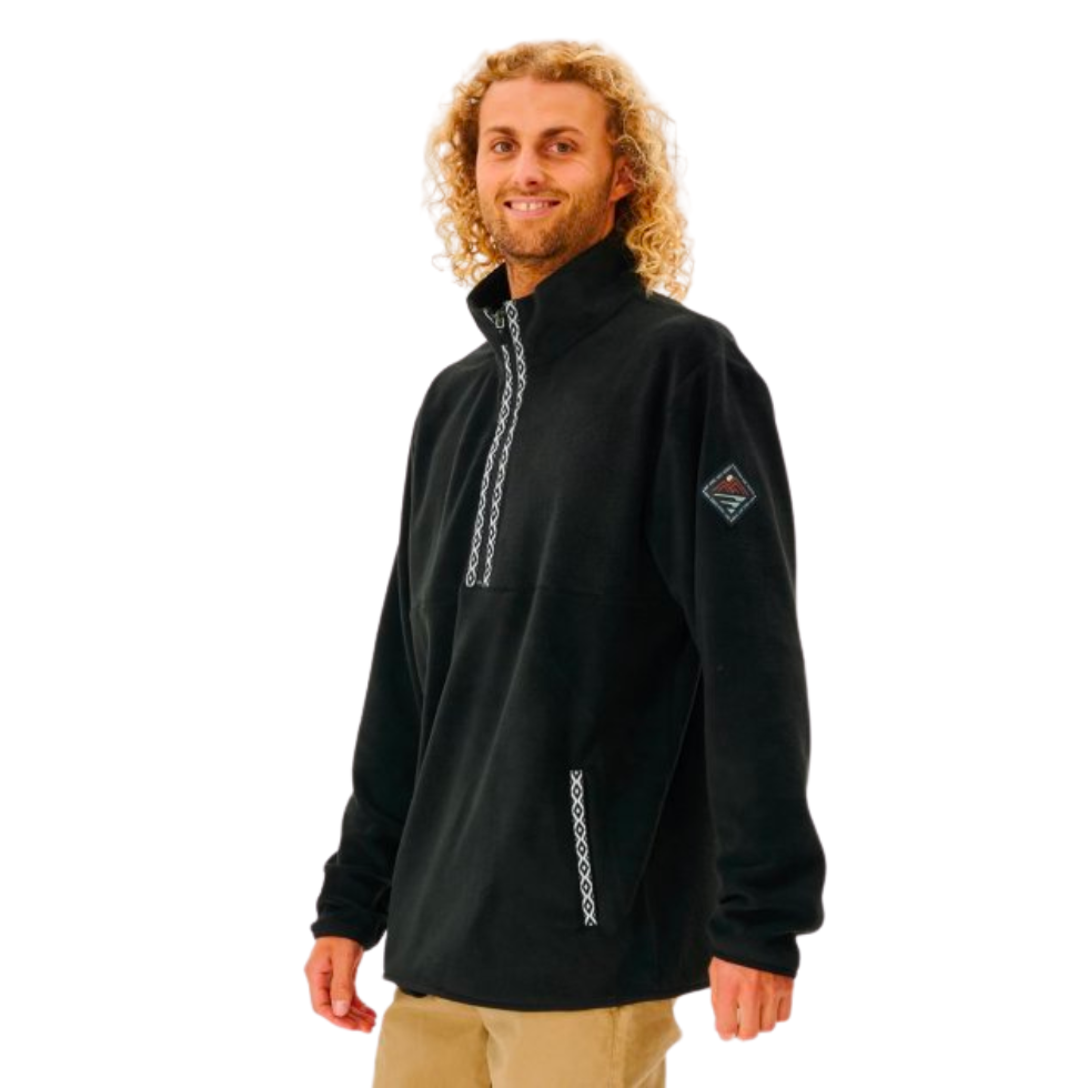 Фліс Rip Curl JOURNEY.S CREW POLAR FLEECE 004MFL-90 Чорний