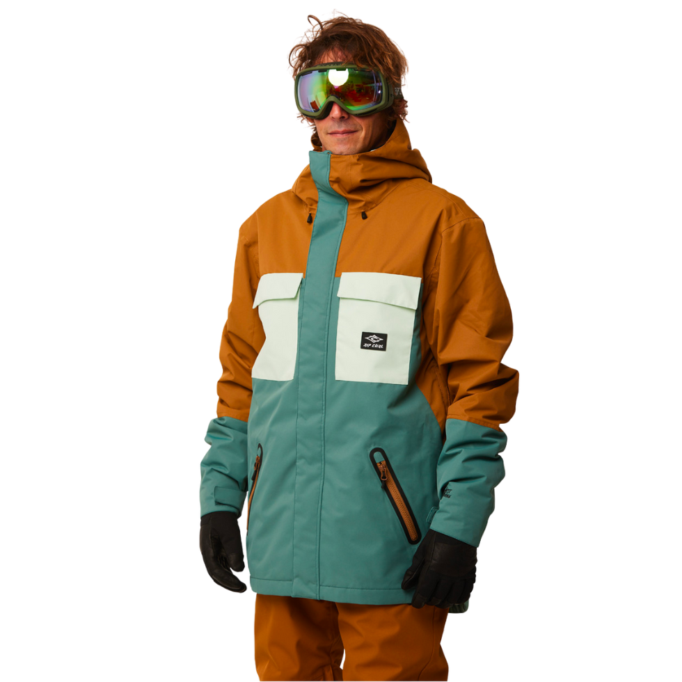 Куртка для сноуборда Rip Curl PINNACLE JACKET 004MOU-146 Гірчичний, бірюзовий