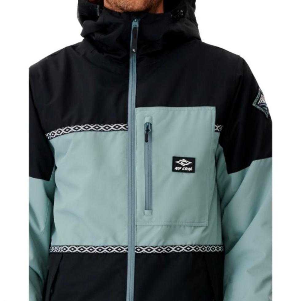 Куртка для сноуборда Rip Curl NOTCH UP JACKET 005MOU-4790 Чорний, блакитний