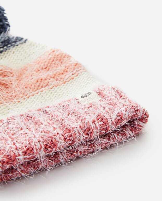 Шапка Rip Curl SURF TREEHOUSE POM POM BEANIE 00IWHE-3282 Лососевий, бежевий, синій