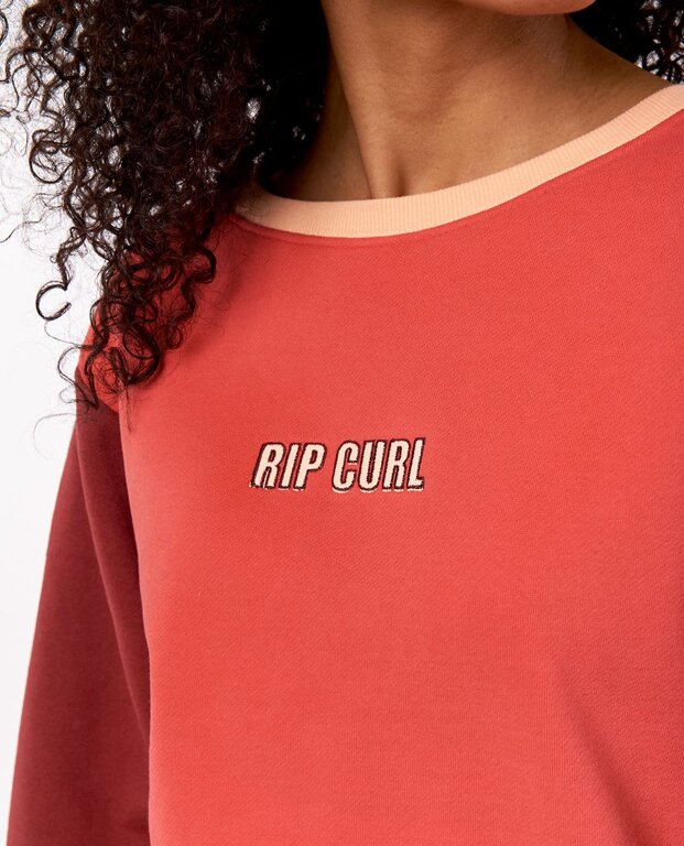 Кофта спортивна Rip Curl CREW COLOR BLOCK FLEECE 00LWFL-763 Червоний