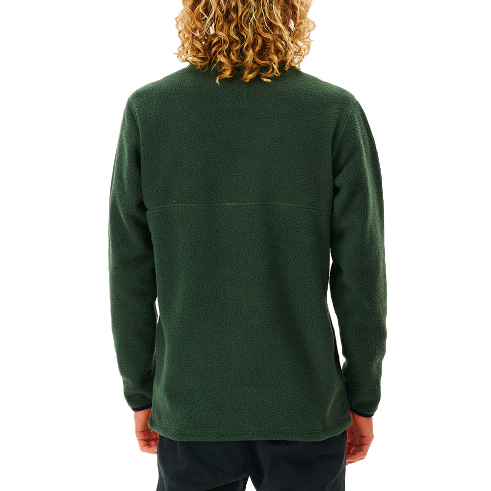 Фліс Rip Curl RINCON ZIP CREW POLAR FLEECE 00MMFL-3434 Темно-зелений