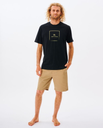 Футболка Rip Curl CORP ICON TEE 014MTE-90 Чорний