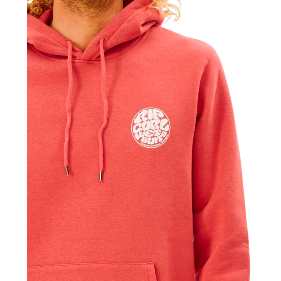 Кофта спортивна Rip Curl WETSUIT ICON HOOD CFEGM9-8543 Блідо-червоній