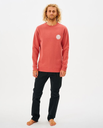 Кофта спортивна Rip Curl WETSUIT ICON CREW CFEHN9-8543 Блідо-червоній