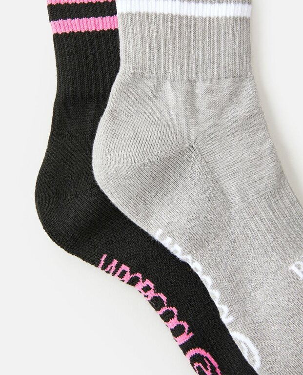 Шкарпетки Rip Curl VAPORCOOL SPORT 1/4 CREW SOCK GSOCI1-3282 Чорний, сірий