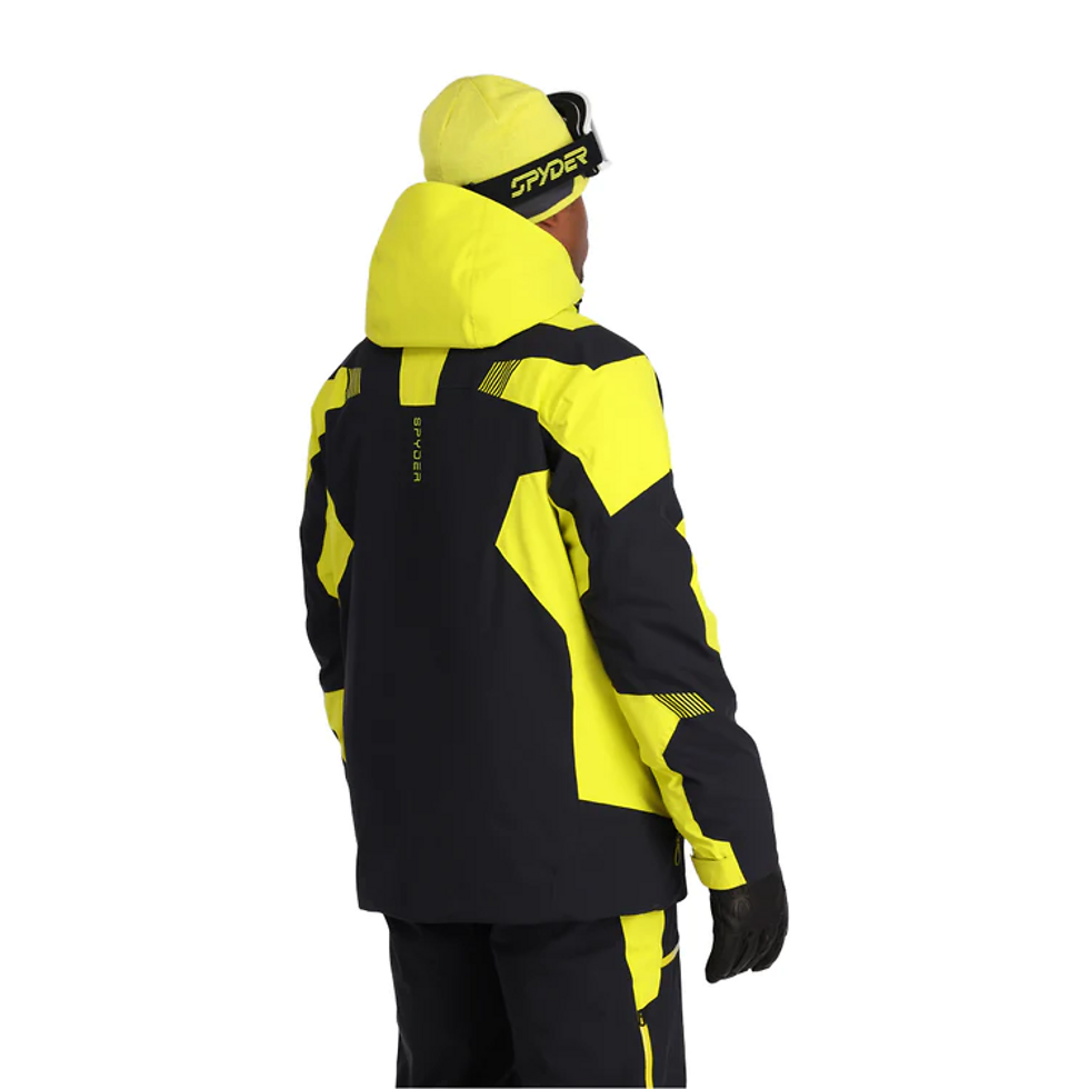 Куртка гірськолижня Spyder LEADER 38221026-358 Чорний, лаймовий