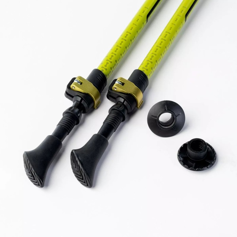 Палки для скандинавської ходьби ELBRUS ECLIPSE-YELLOW GREEN Жовтий зелений