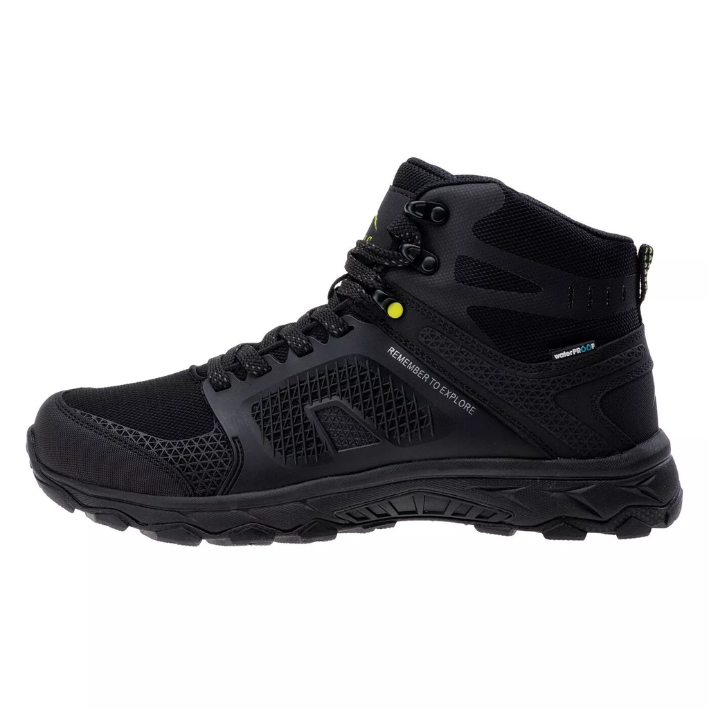 Черевики трекінгові ELBRUS EDGERO MID WP-BLACK Чорний