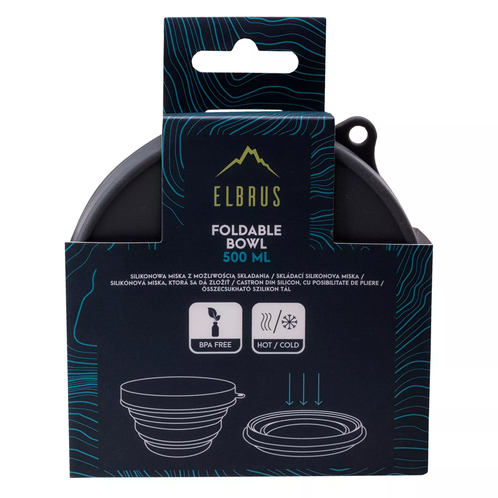 Миска ELBRUS FOLDBOWL 500ML-DARK GREY Темно-сірий