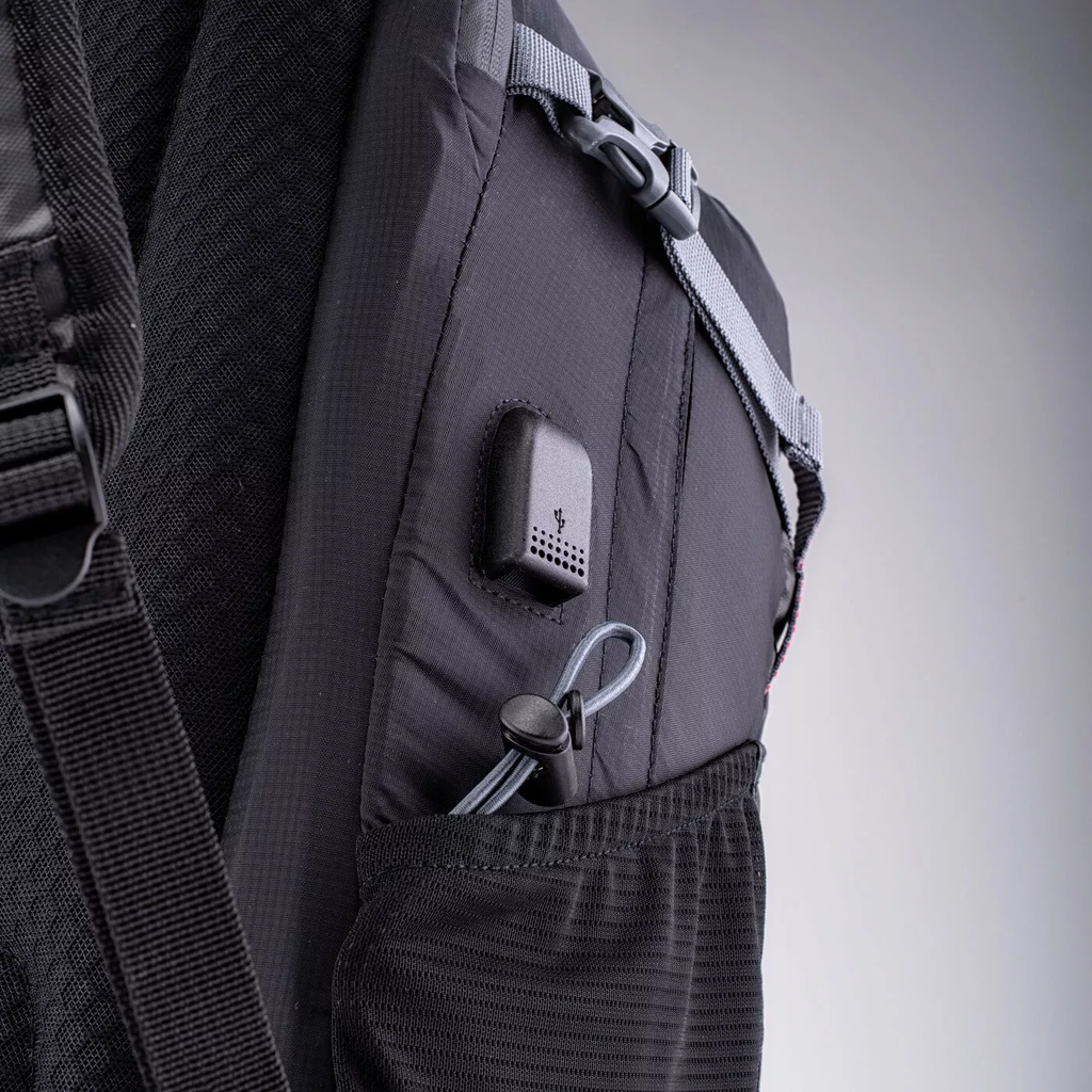 Рюкзак HI-TEC BEEPACK-BLACK/SALSA Чорний, червоний