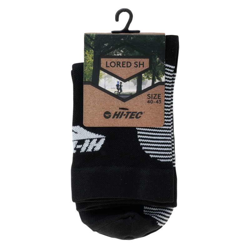 Шкарпетки зима HI-TEC LORED SH-BLACK/WHITE Чорний, білий
