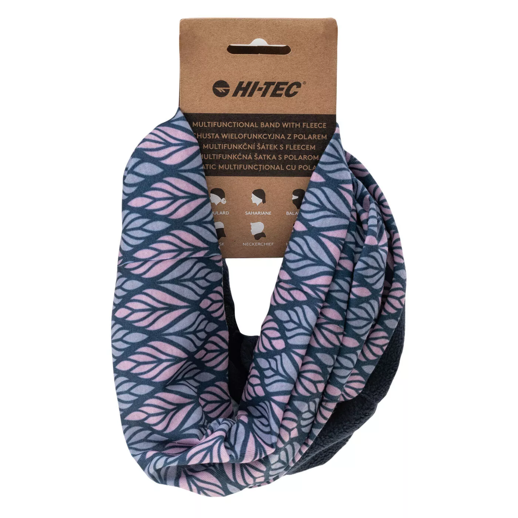 Баф HI-TEC RINE-PASTEL LEAVES/DARK DENIM Темно-синій
