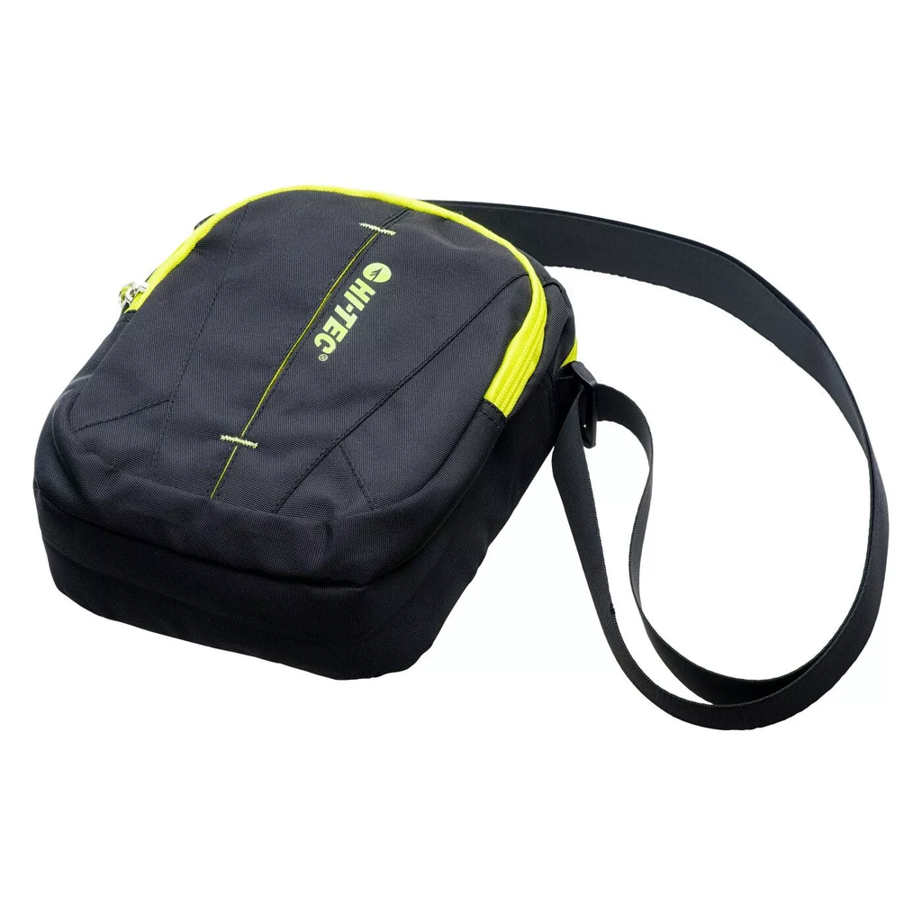 Сумка HI-TEC SAQUET-BLACK/LIME PUNCH Чорний, лаймовий