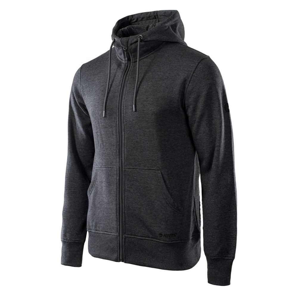 Толстовка HI-TEC SILIAN II-DARK GREY MELANGE Темно-сірий