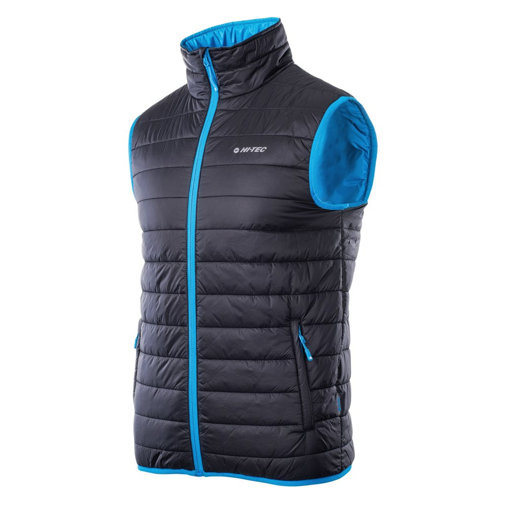 Жилет HI-TEC SOLNER-BLACK/DIVA BLUE Чорний, синій