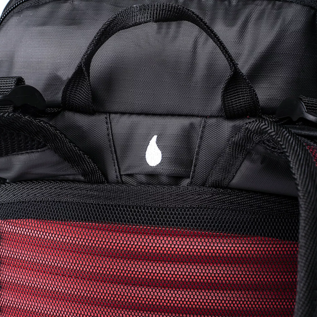 Рюкзак туристичний HI-TEC SUDETES 35-BLACK/SALSA Чорний, червоний