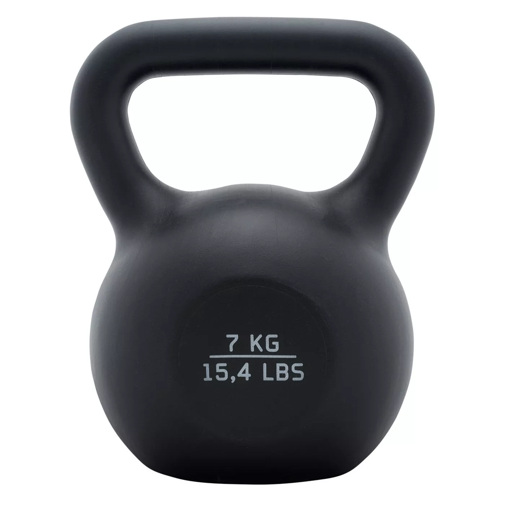 Гиря MARTES ESSENTIALS BITUMIC KETTLEBELL 7KG-BLACK Чорний