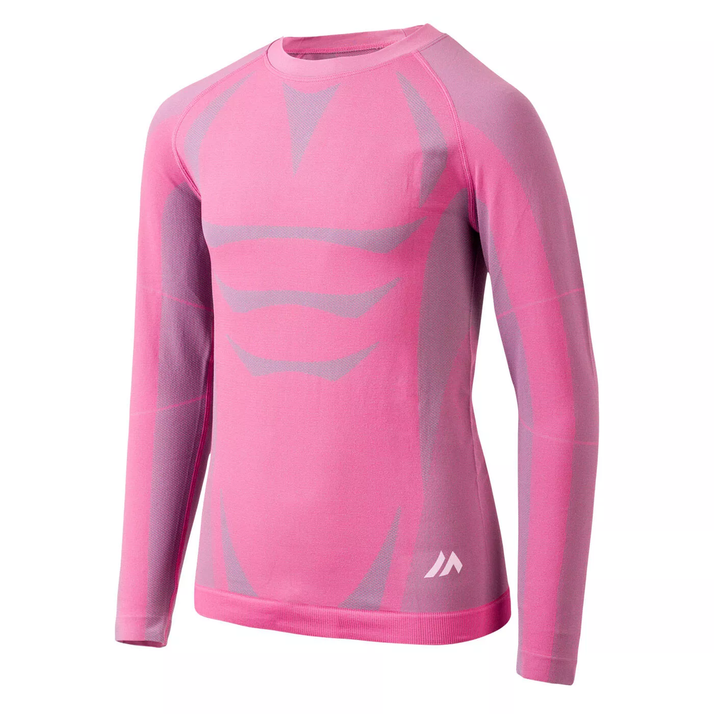 Дитяча фуфайка MARTES GRADO JR-SHARKSKIN/HOT PINK Сірий, рожевий