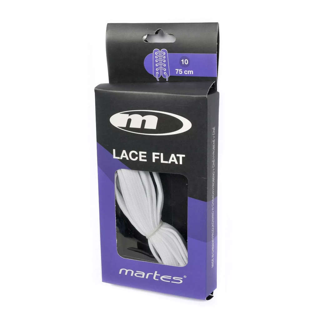 Шнурки MARTES LACE FLAT-WHITE Білий
