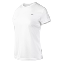 Жіноча спортивна футболка MARTES ESSENTIALS LADY DIJON-WHITE/REFLECTIVE Білий