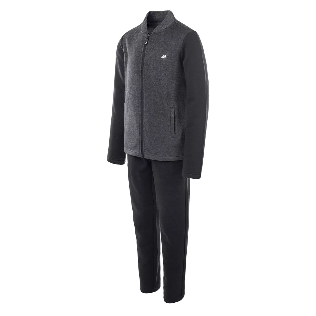Дитячий спортивний костюм MARTES ESSENTIALS MALO JRB SET-BLACK/DARK GREY Чорний, темно-сірий
