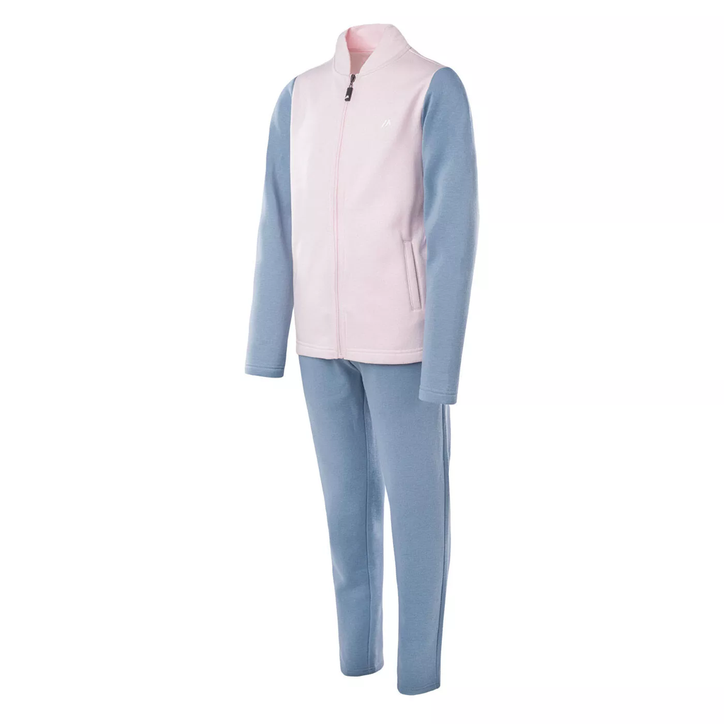 Дитячий спортивний костюм MARTES ESSENTIALS MALO JRG SET-FAD DENIM/BAR PIN Синій, рожевий