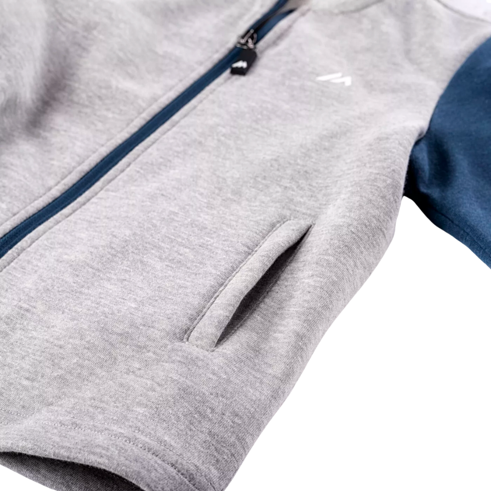 Дитячий спортивний костюм MARTES ESSENTIALS MALO KDB SET-INS BLU/GREY MLNG Синій, сірий