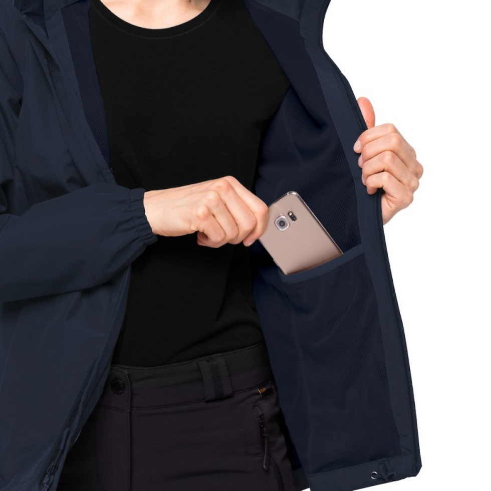 Вітровка жіноча Jack Wolfskin STORMY POINT JACKET W 1111201-1910